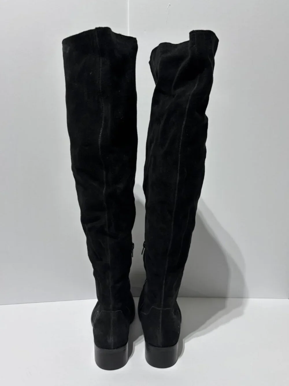 Born Women’s Cricket Black Suede Over The Knee Boots, Size 8.5 M